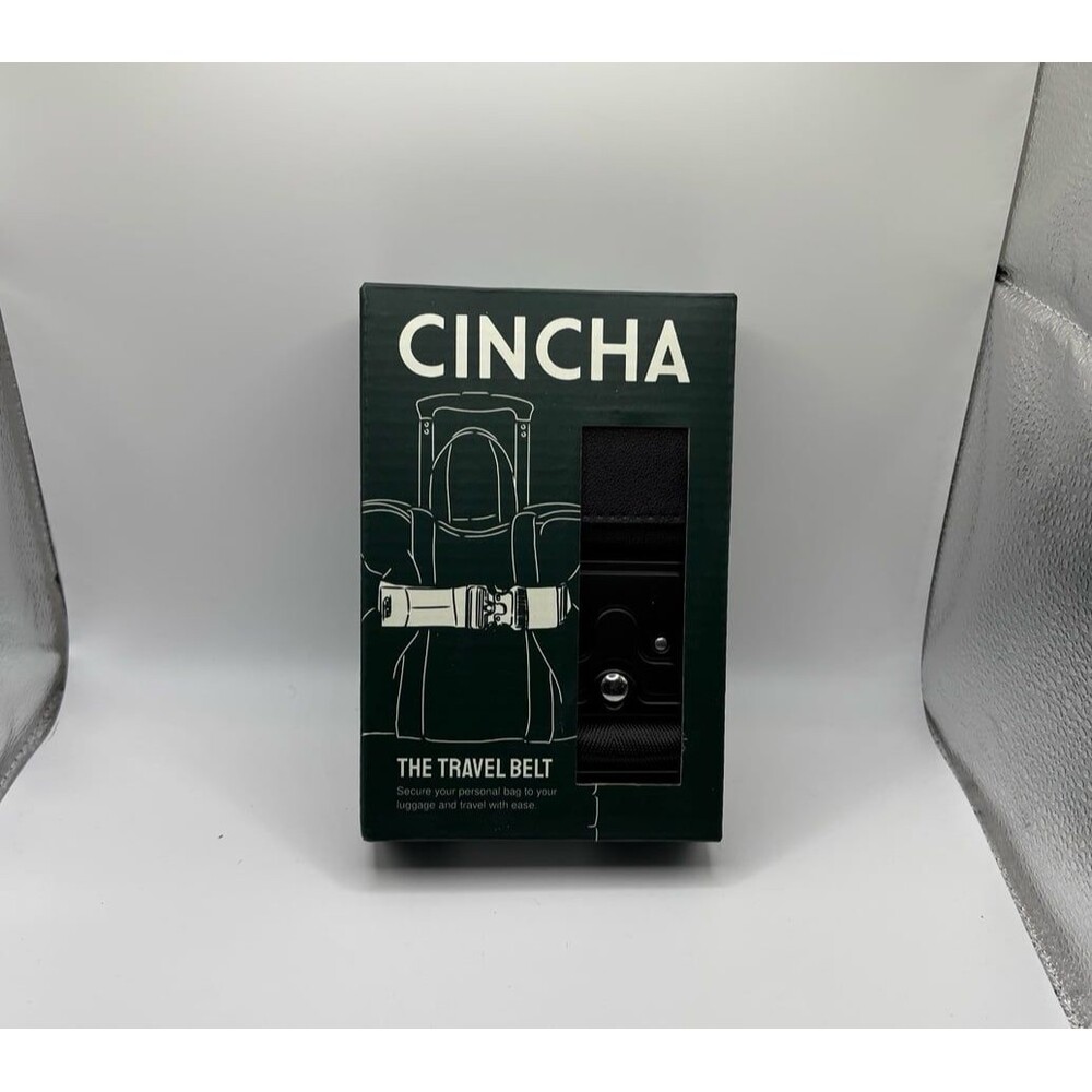 CINCHA Travel The Travel Belt CT-TB-JET-19 Black w/Buckle New in Box